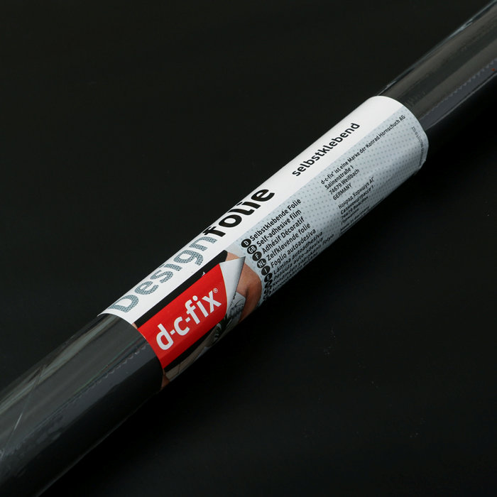 Dekorplast Svart Matt 2 m x 45 cm D-c-fix